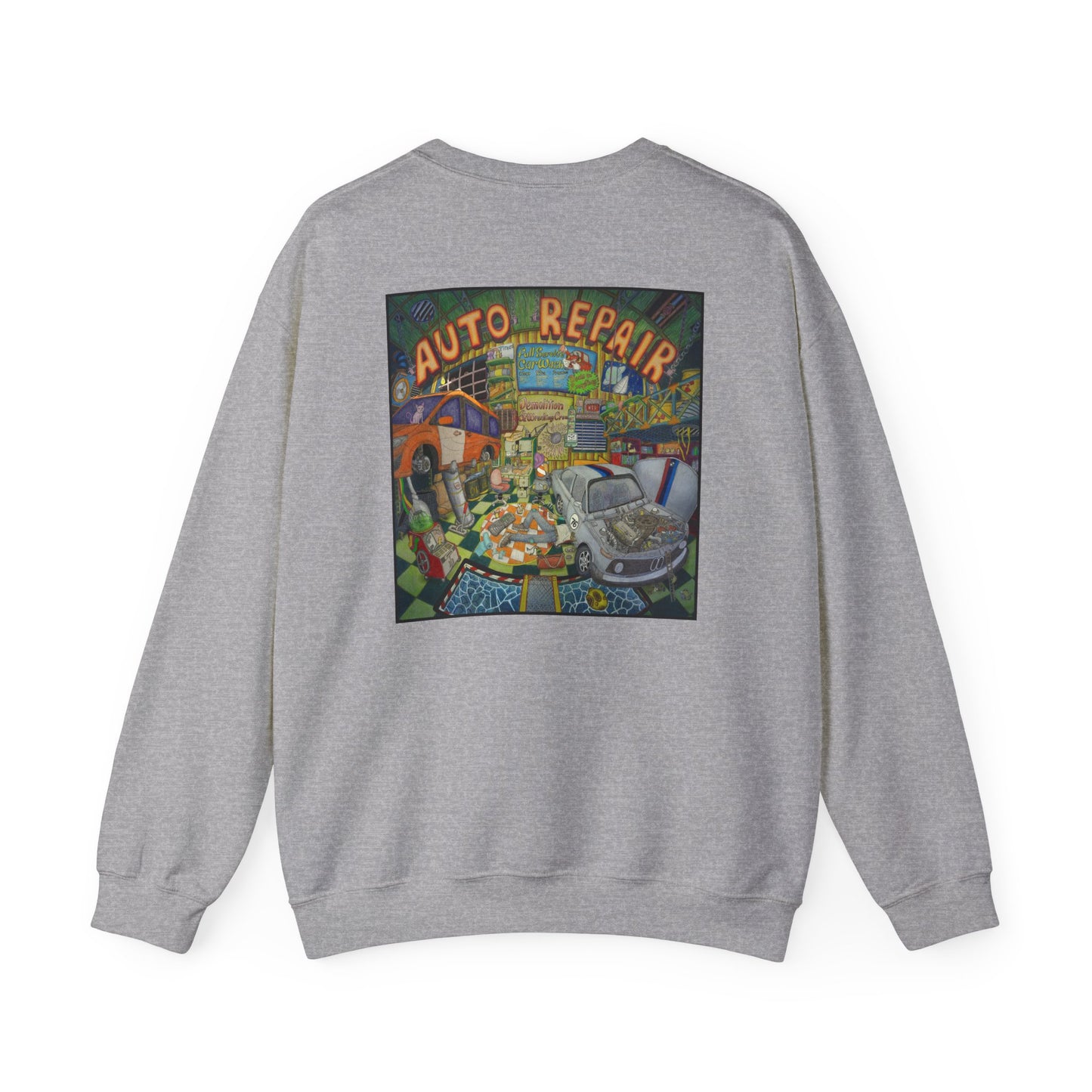 Auto Repair Crewneck (Front + Back)