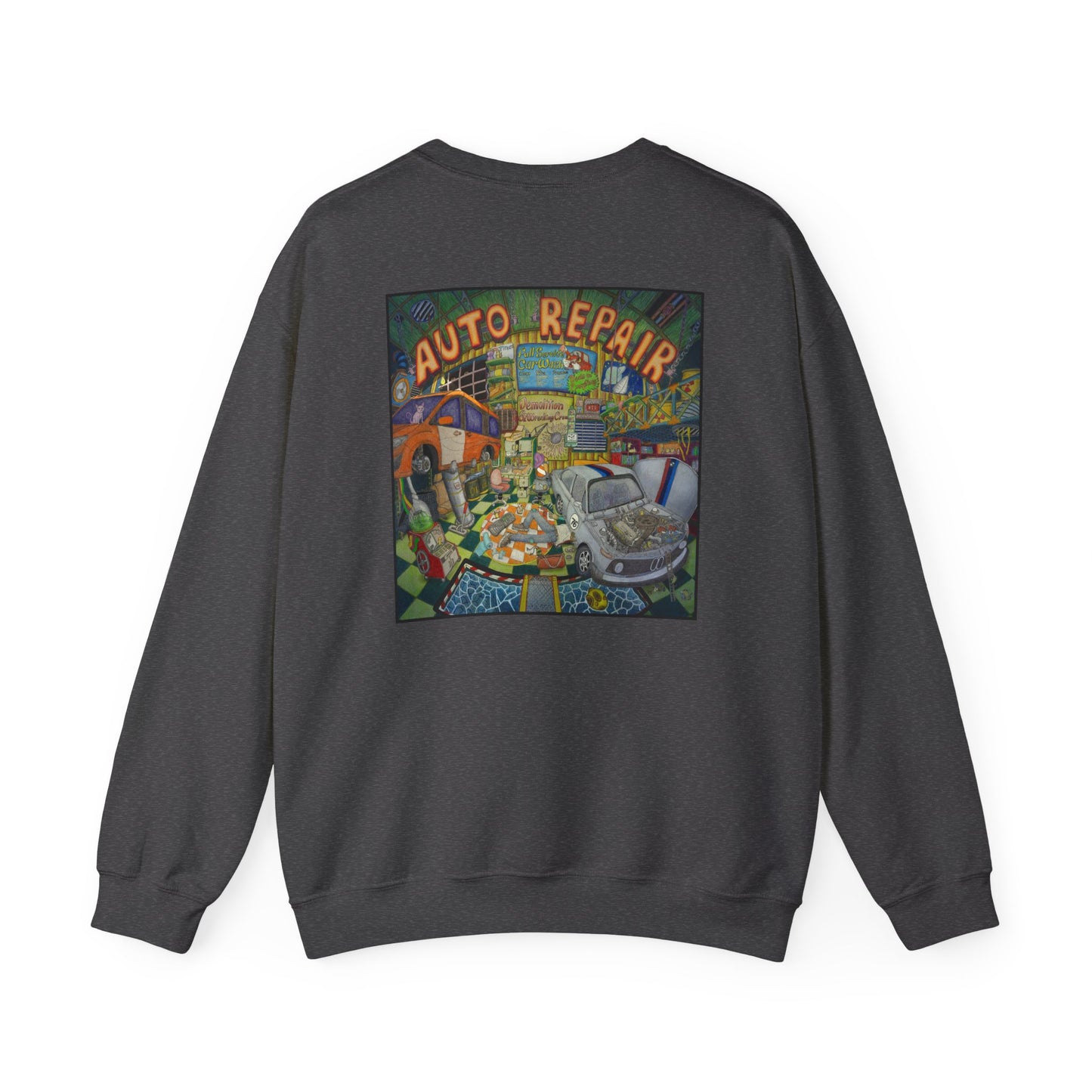 Auto Repair Crewneck (Front + Back)